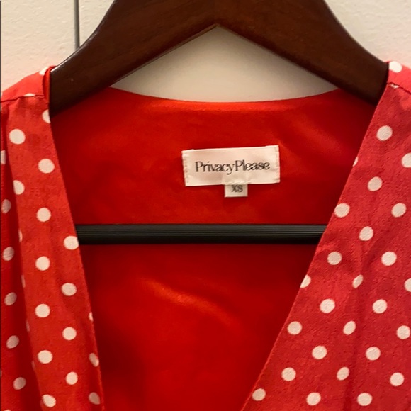 Revolve May mini dress in rose dot - Picture 2 of 7